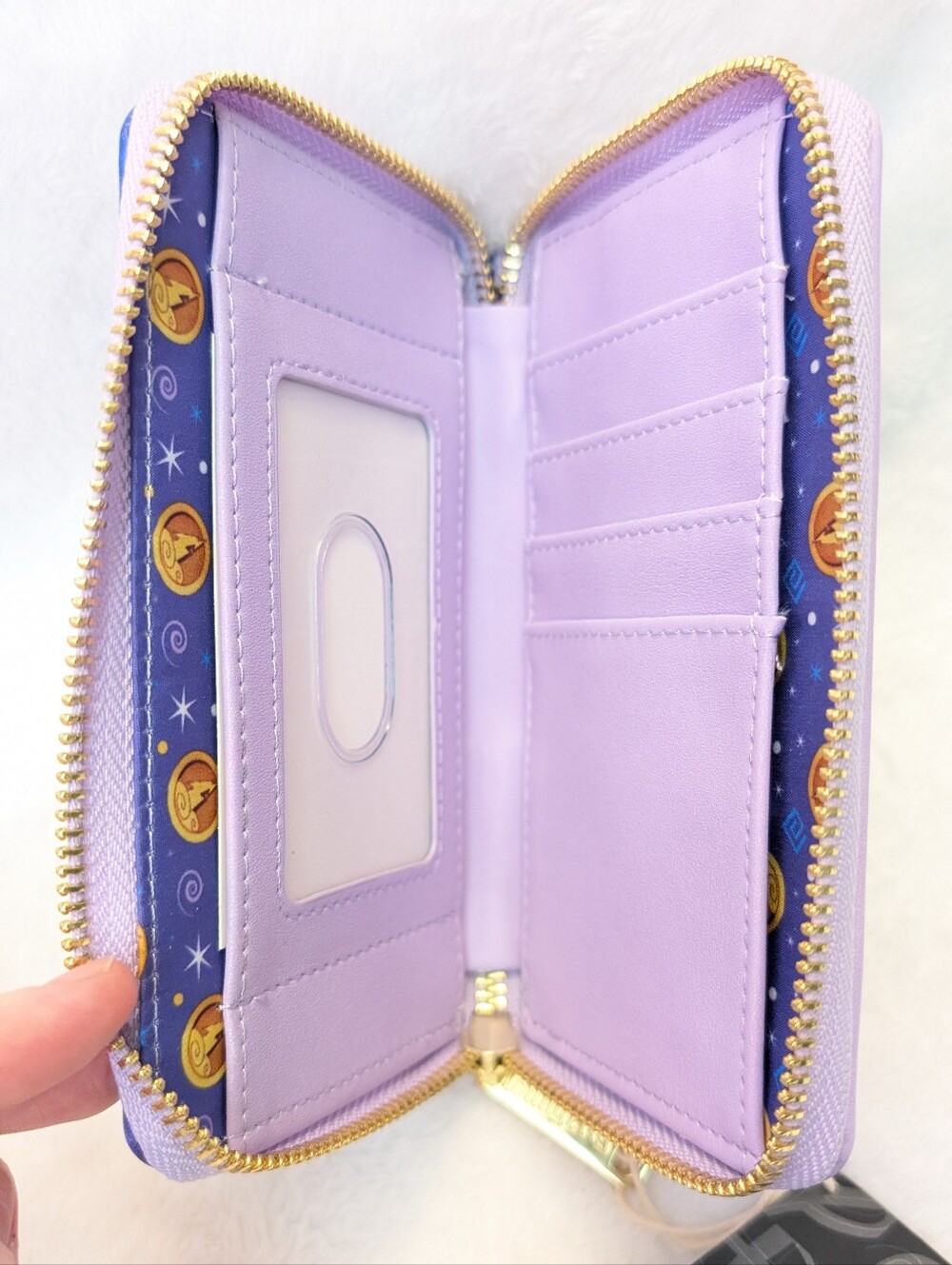 Low start 🔥 Loungefly Hercules the Muses disney Zip Around Wallet NWT - Picture 3 of 4